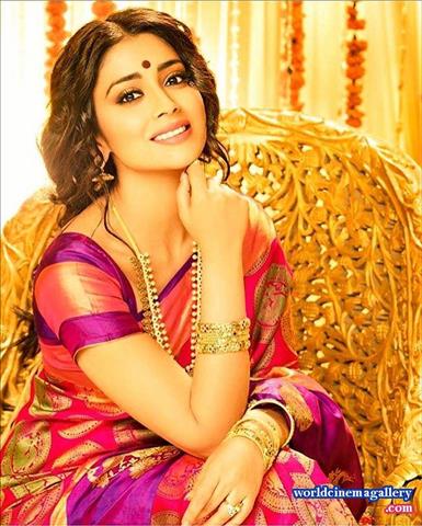 Shriya Saran Jewellery ads Photoshoot