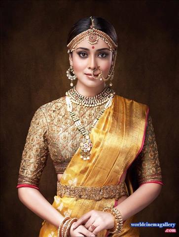Shriya Saran Jewellery ads Photoshoot