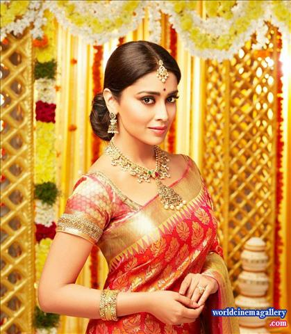 Shriya Saran Jewellery ads Photoshoot