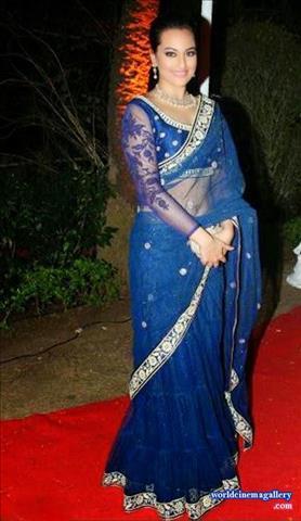 Sonakshi Sinha in Hot Saree Stills