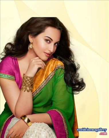 Sonakshi Sinha in Hot Saree Stills