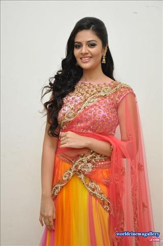 Sreemukhi Hot Saree Stills