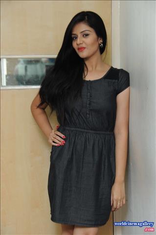 Sreemukhi in Black Skirt at Radio City Stills