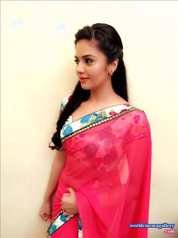 Sreemukhi latest stills in Yellow Salwar