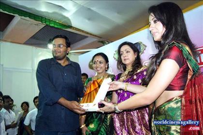 Trisha Pothys Silk Saree Contest Stills