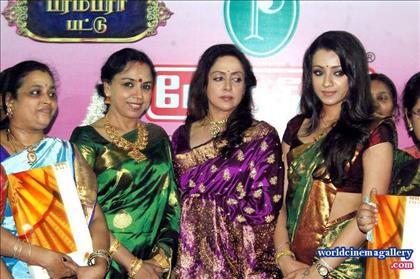 Trisha Pothys Silk Saree Contest Stills