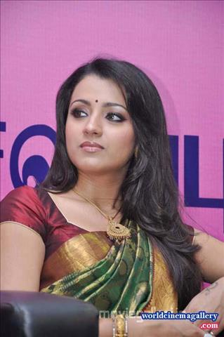 Trisha Pothys Silk Saree Contest Stills