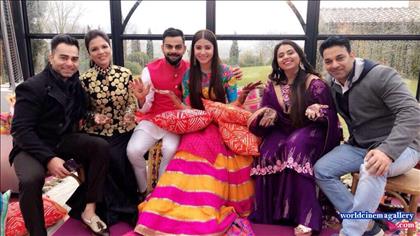 Virat Kohli with Anushka Sharma Marriage Photo Album