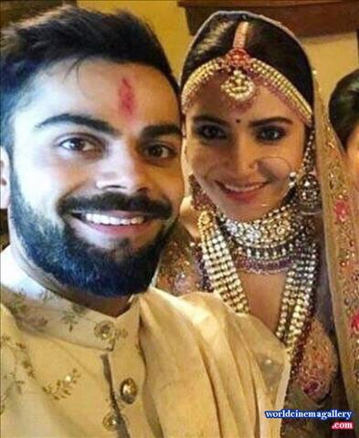 Virat Kohli with Anushka Sharma Marriage Photo Album