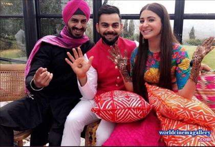 Virat Kohli with Anushka Sharma Marriage Photo Album