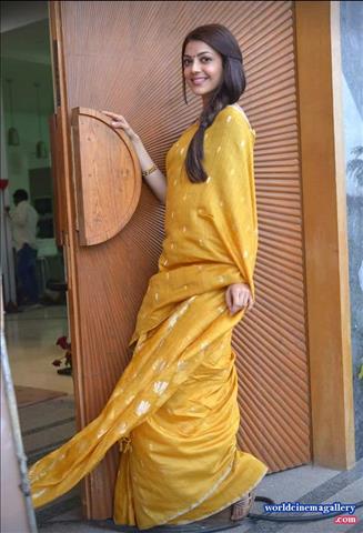 Kajal Aggarwal Radha Saree Stills