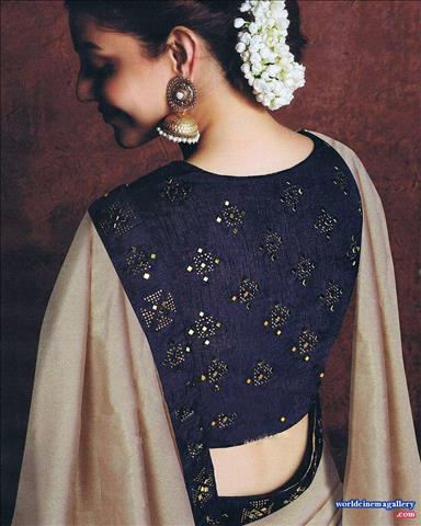 Kajal Aggarwal Traditional Saree Stills