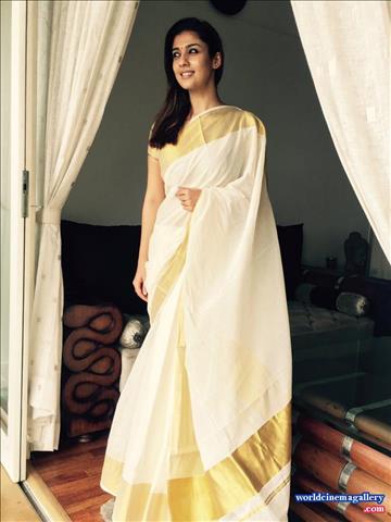 Nayanthara Saree stills
