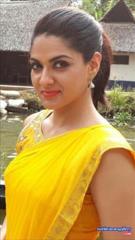 Sakshi Chaudhary Hot Yellow Dress - World Cinema Gallery