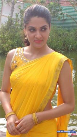 Sakshi Chaudhary Hot Yellow Dress - World Cinema Gallery