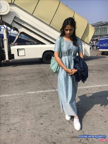 Sri Divya Latest Stills at Airport
