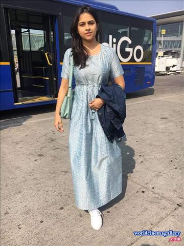 Sri Divya Latest Stills at Airport