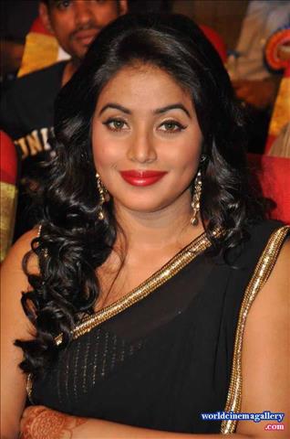 Poorna Stills in Black Dress