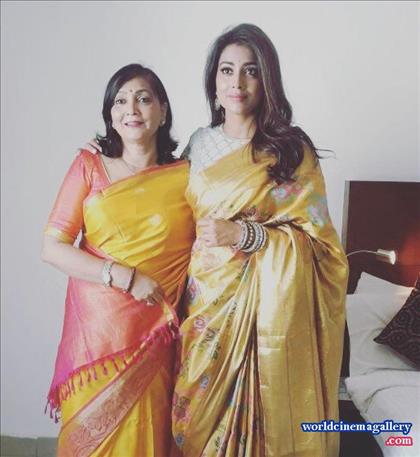 Shriya Latest Stills in VRK Silks Saree