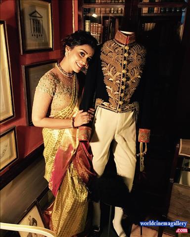 Shriya Latest Stills in VRK Silks Saree