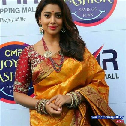 Shriya Latest Stills in VRK Silks Saree
