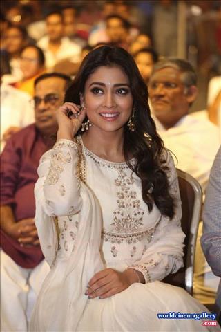 Shriya Saran Stills At Gayatri Movie Audio Launch