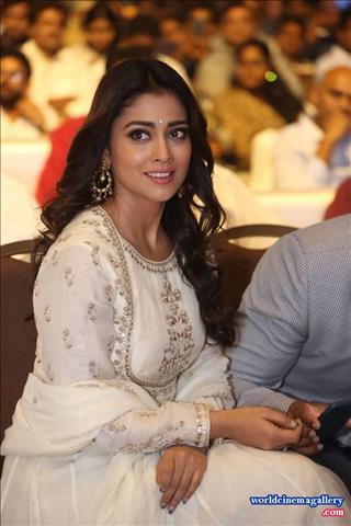Shriya Saran Stills At Gayatri Movie Audio Launch