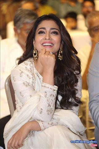 Shriya Saran Stills At Gayatri Movie Audio Launch