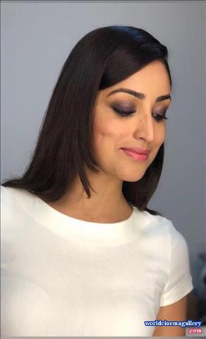 Yami Gautam Hot Stills in White dress