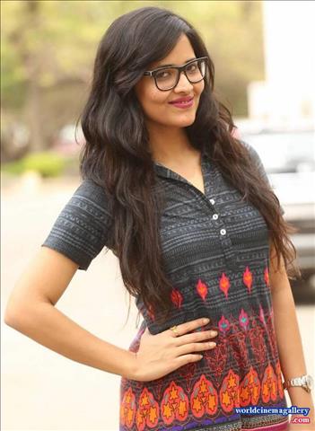 Anasuya Stills at Kshanam Movie Success Meet