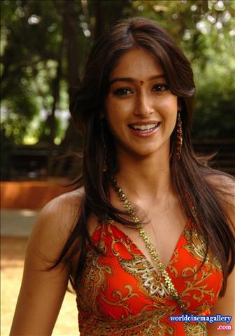 ileana d'cruz Orange colour dress Stills