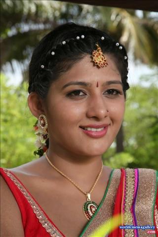 Manjula Rathod Hot Red Saree Stills