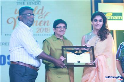Nayanthara latest Stills in The Hindu WorldOfWomen 2018
