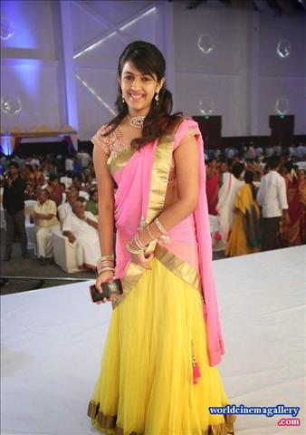 Niharika Konidela Saree Stills in Lehenga