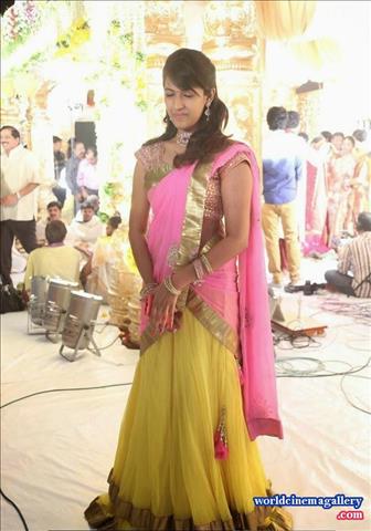 Niharika Konidela Saree Stills in Lehenga