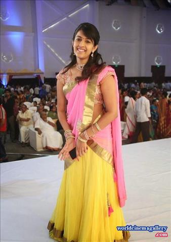 Niharika Konidela Saree Stills in Lehenga