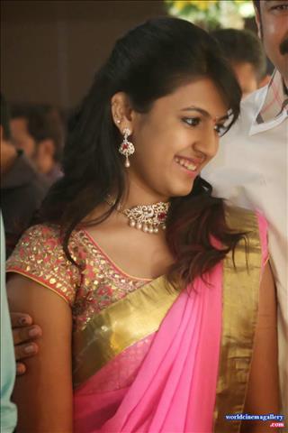 Niharika Konidela Saree Stills in Lehenga