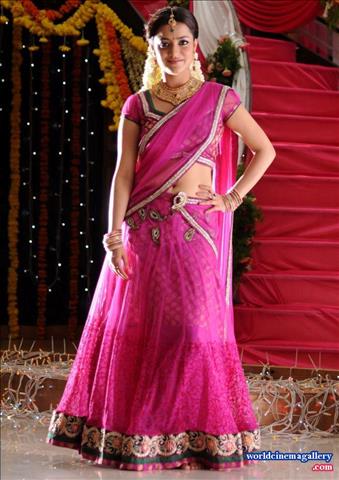 Nisha Aggarwal Hot Saree Stills