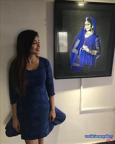 Sanchita Shetty Saree Stills - World Cinema Gallery