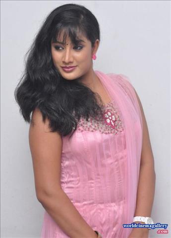 Sravani Stills in Pink Churidar