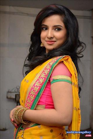 Actress in Saree Stills