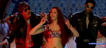 Aishwarya Rai in Kajra Re Item Songs from Bunty Aur Babli Movie