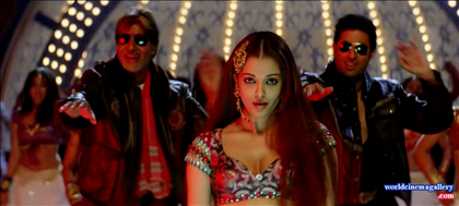 Aishwarya Rai in Kajra Re Item Songs from Bunty Aur Babli Movie
