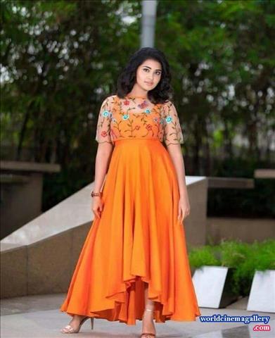 Anupama Parameswaran Vishu Celeration in Kerala Saree stills