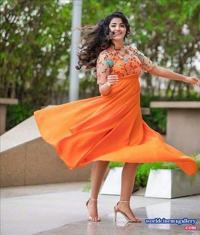 Anupama Parameswaran Vishu Celeration in Kerala Saree stills