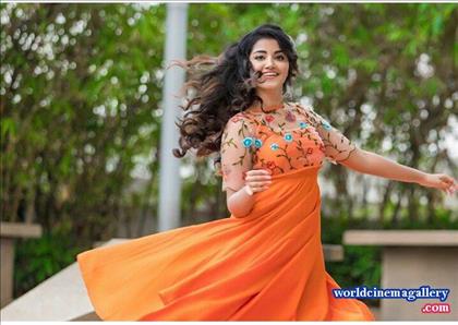 Anupama Parameswaran Vishu Celeration in Kerala Saree stills