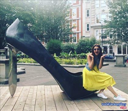 Kajal Agarwal Green Saree Stills