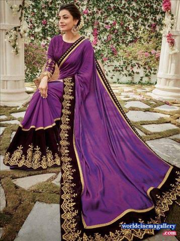 Kajal Aggarwal Latest Saree Stills