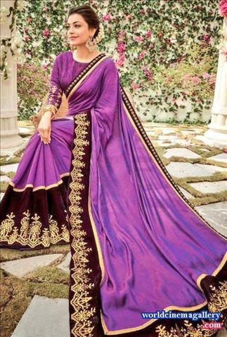 Kajal Aggarwal Latest Saree Stills