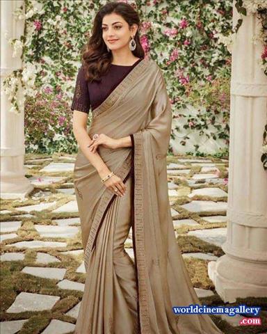 Kajal Aggarwal Latest Saree Stills
